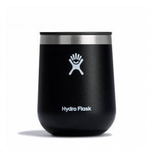 Hydro Flask 10 oz Wine Tumbler Cups & Tumblers Svarta | EMYQUH-136