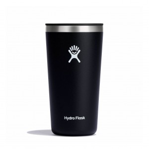 Hydro Flask 20 oz All Around Tumbler Cups & Tumblers Svarta | AKRXGC-695