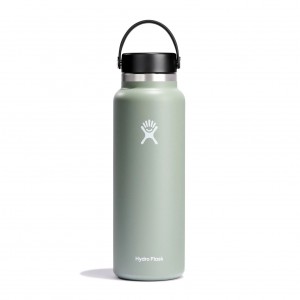 Hydro Flask 20 oz Wide Mouth Bottles Agave | RMEPOD-594
