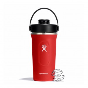 Hydro Flask 24 oz Insulated Shaker Bottle Bottles Goji | ZEPFRG-028