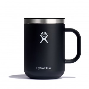 Hydro Flask 24 oz Mug Cups & Tumblers Svarta | ANKXIF-864