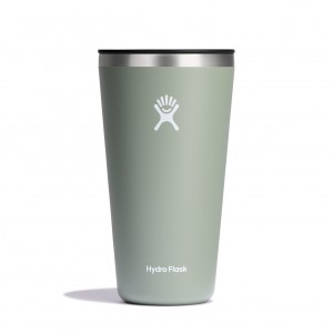 Hydro Flask 28 oz All Around Tumbler Cups & Tumblers Agave | CQMBDP-635