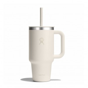 Hydro Flask 32 oz All Around Travel Tumbler Travel Tumbler Ivory | KIDSLZ-620