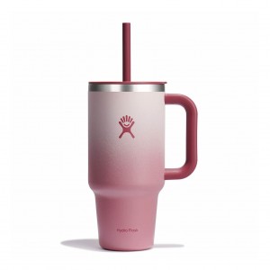 Hydro Flask 32 oz All Around Travel Tumbler Travel Tumbler Bayberry Ombre | GAFHED-907