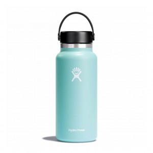 Hydro Flask 32 oz Wide Mouth Bottles Dew | QGXSUR-418
