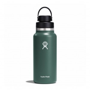 Hydro Flask 32 oz Wide Mouth with Flex Chug Cap Bottles Fir | BQUZMT-365
