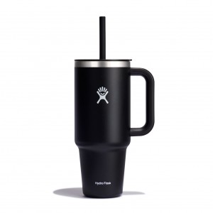 Hydro Flask 40 oz All Around Travel Tumbler Travel Tumbler Svarta | WFHTUK-098