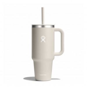 Hydro Flask 40 oz All Around Travel Tumbler Travel Tumbler Oat | IXRENO-584