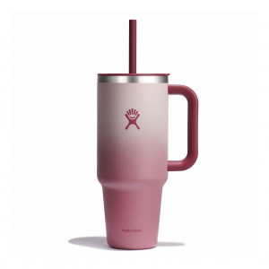 Hydro Flask 40 oz All Around Travel Tumbler Travel Tumbler Bayberry Ombre | NCEOLJ-109