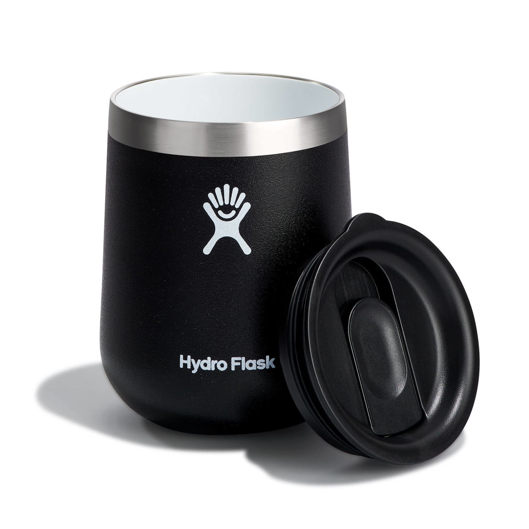 Hydro Flask 10 oz Wine Tumbler Cups & Tumblers Svarta | EMYQUH-136