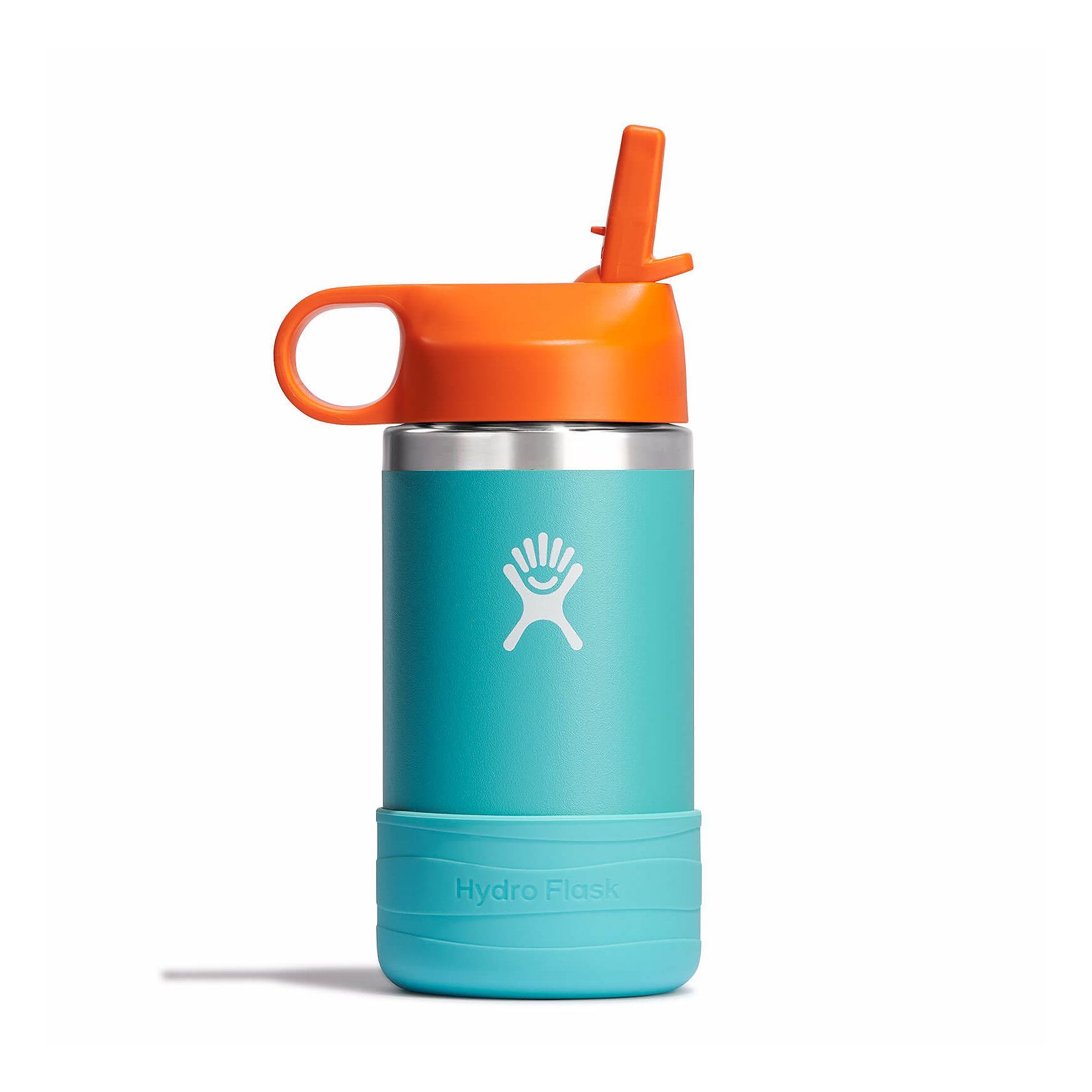 Hydro Flask 12 oz Kids Wide Mouth w/ Straw Cap Bottles Seaspray | OSXFBI-629