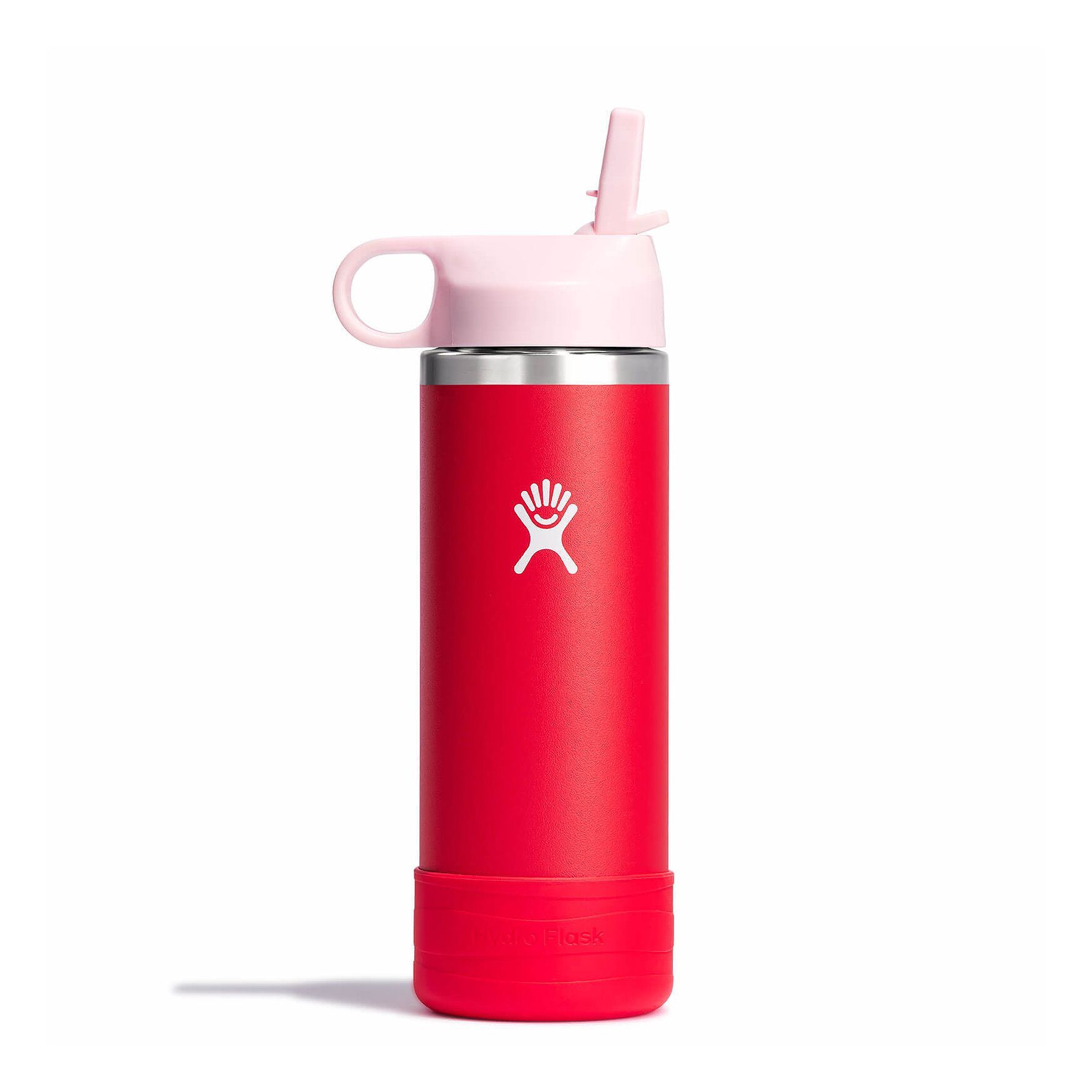Hydro Flask 18 oz Kids Wide Mouth w/ Straw Cap Bottles Goji | OFACSV-691
