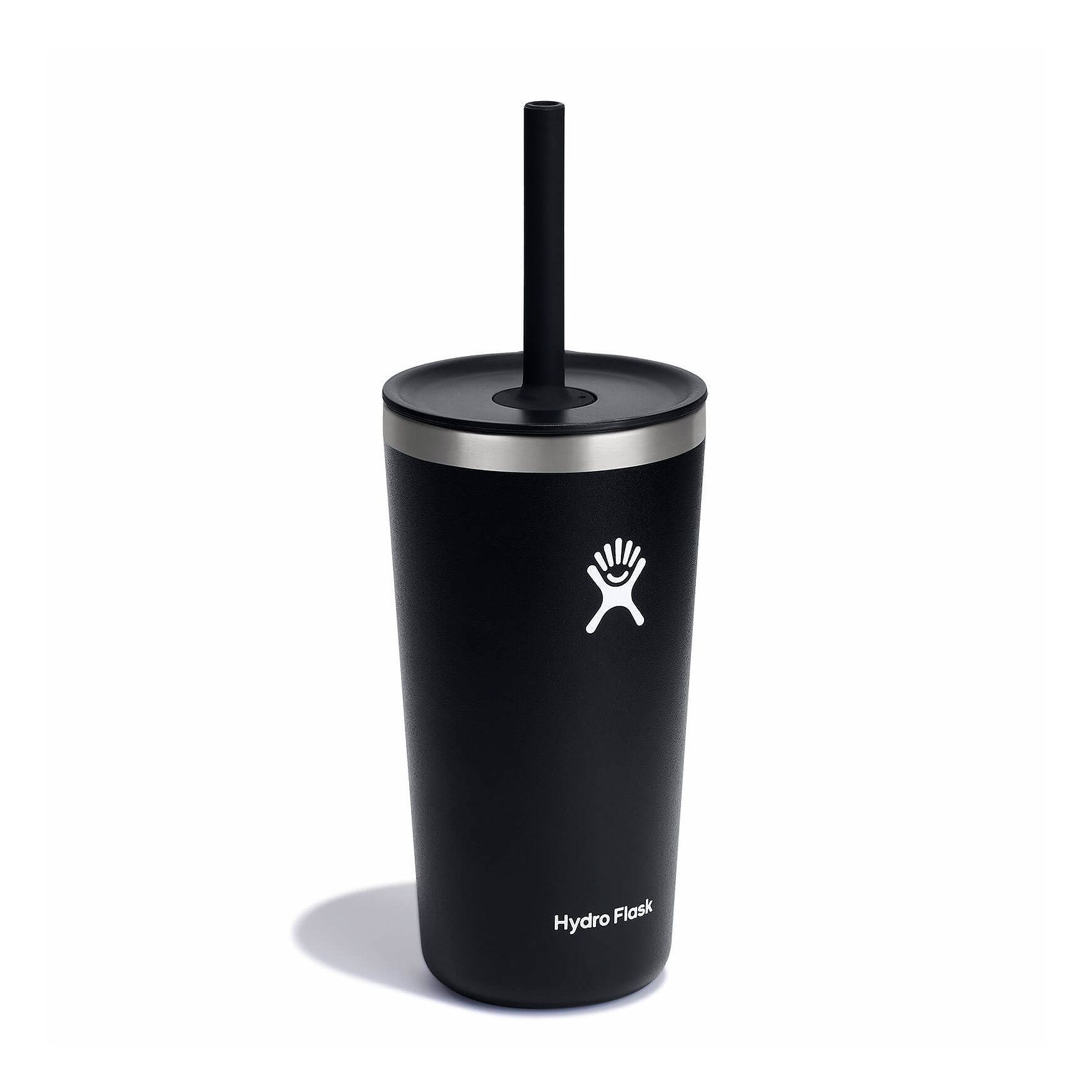 Hydro Flask 20 oz All Around Tumbler with Straw Lid Cups & Tumblers Svarta | EYZIFS-153