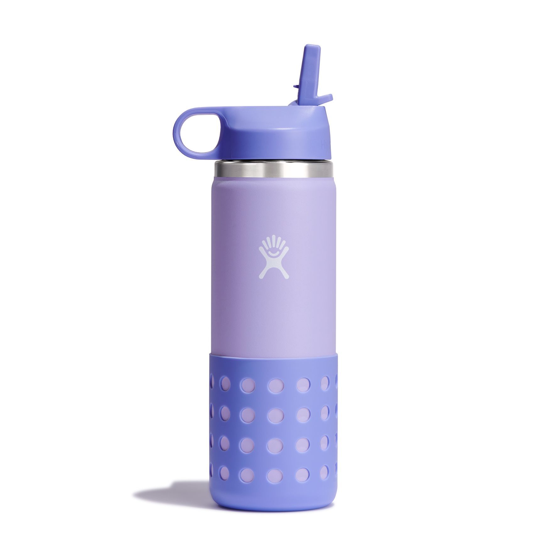Hydro Flask 20 oz Kids Wide Mouth w/ Straw Lid Bottles | MQLVFK-193