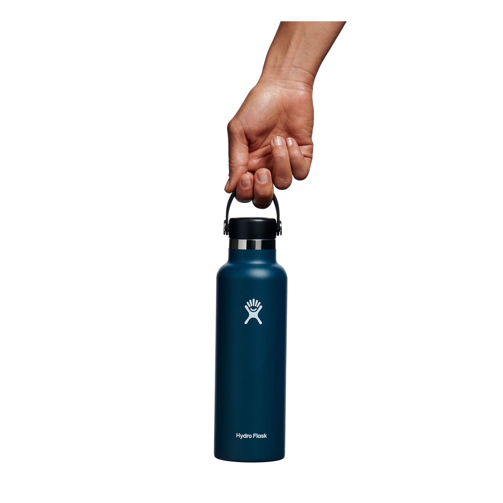 Hydro Flask 21 oz Standard Mouth Bottles Indigo | FGTJVQ-805
