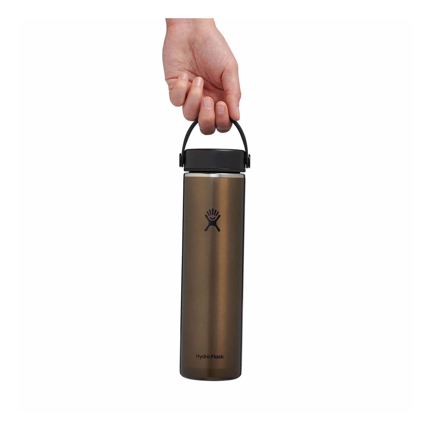 Hydro Flask 24 oz Lightweight Wide Mouth Trail Series Trail Series Obsidian | BXMRZF-894