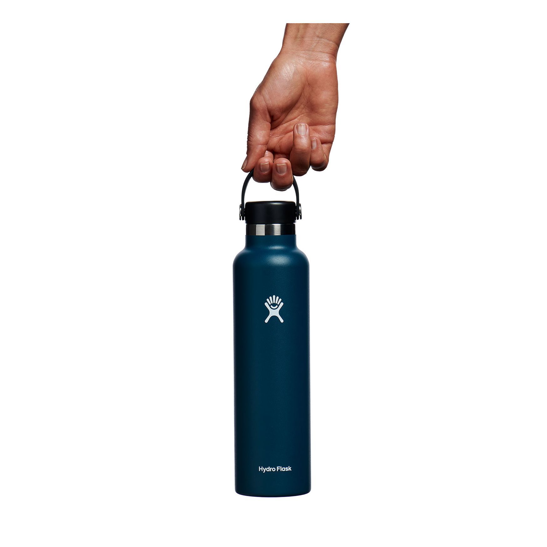 Hydro Flask 24 oz Standard Mouth Bottles Indigo | SVCLWU-602
