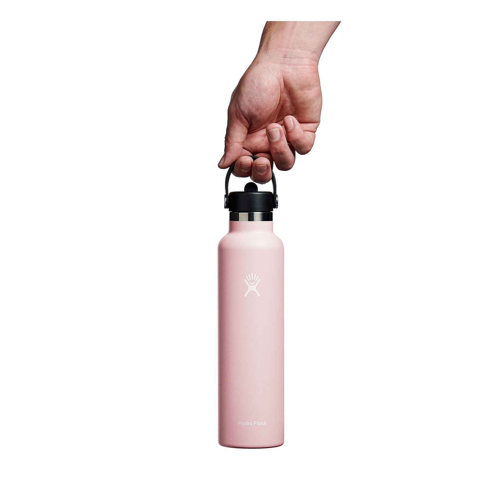Hydro Flask 24 oz Standard Mouth with Flex Straw Cap Bottles Trillium | XBLKAQ-439
