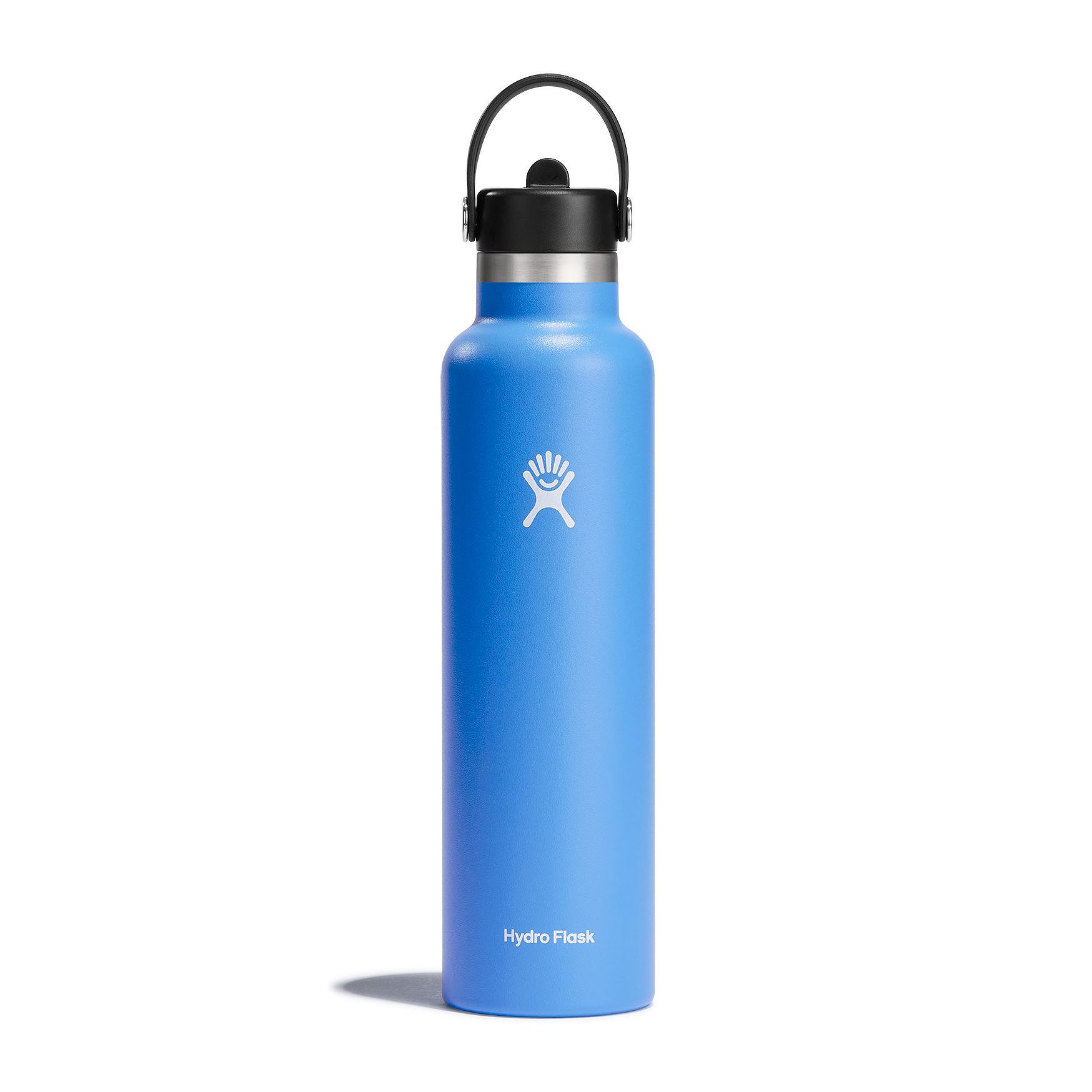Hydro Flask 24 oz Standard Mouth with Flex Straw Cap Bottles Cascade | JENSUY-219