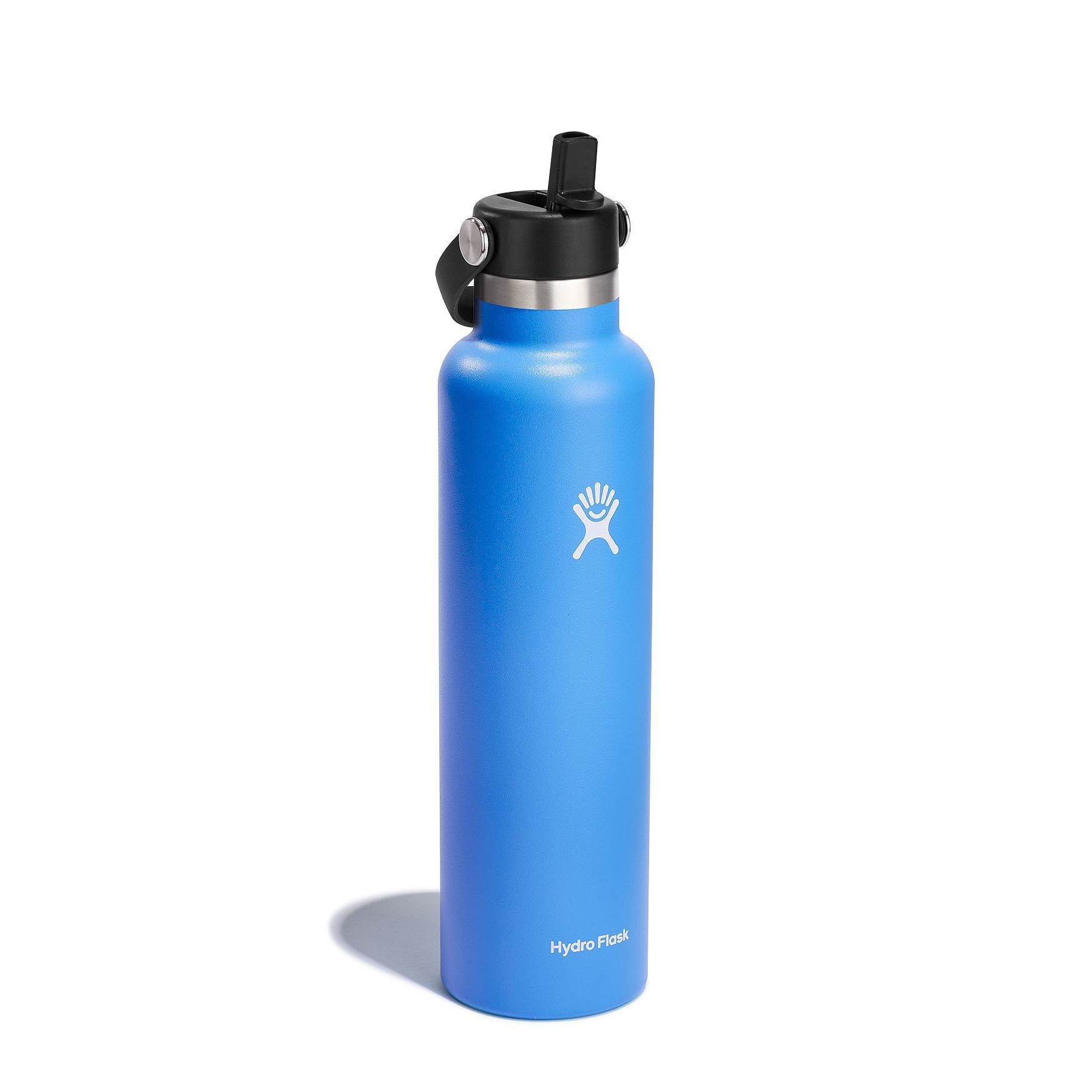 Hydro Flask 24 oz Standard Mouth with Flex Straw Cap Bottles Cascade | JENSUY-219