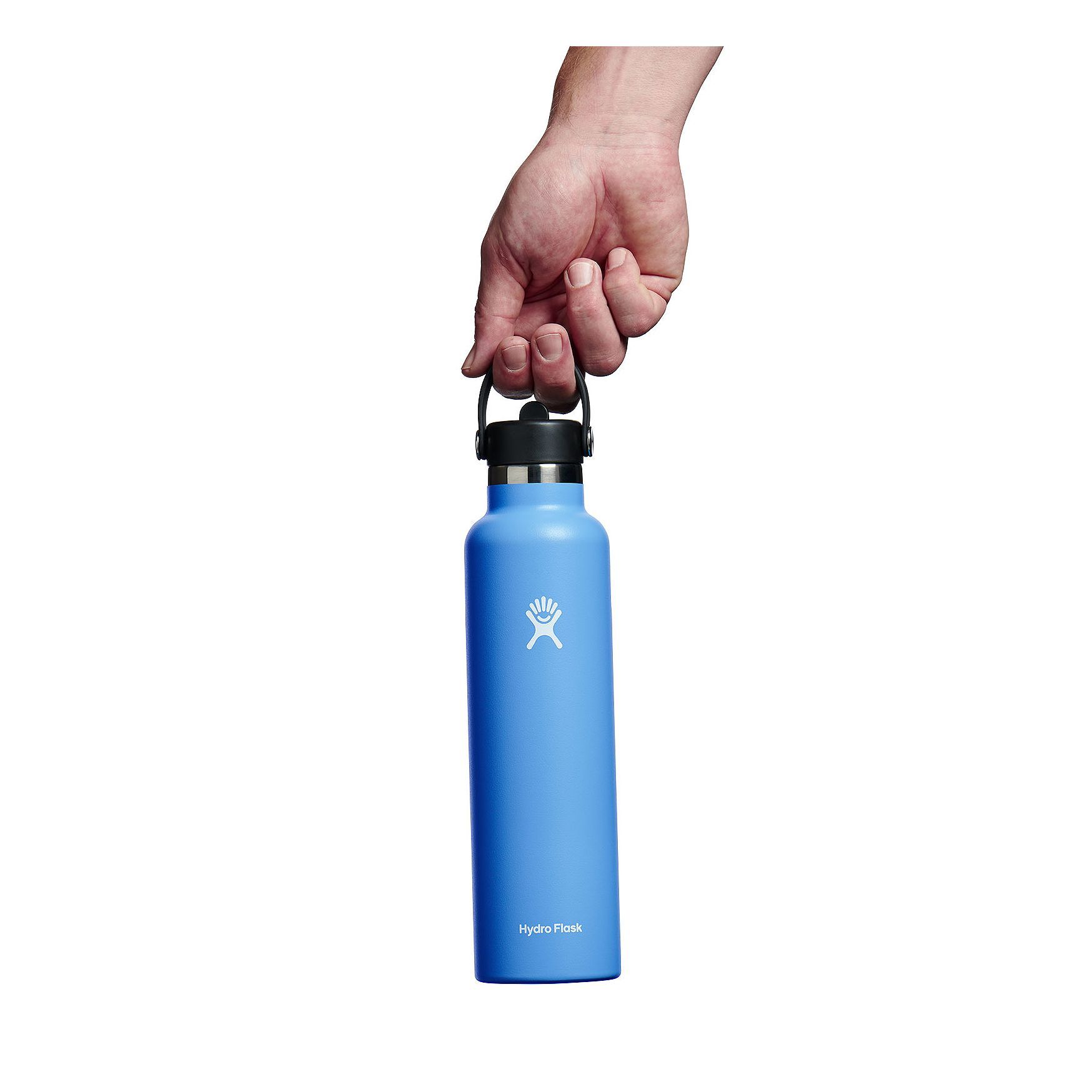 Hydro Flask 24 oz Standard Mouth with Flex Straw Cap Bottles Cascade | JENSUY-219