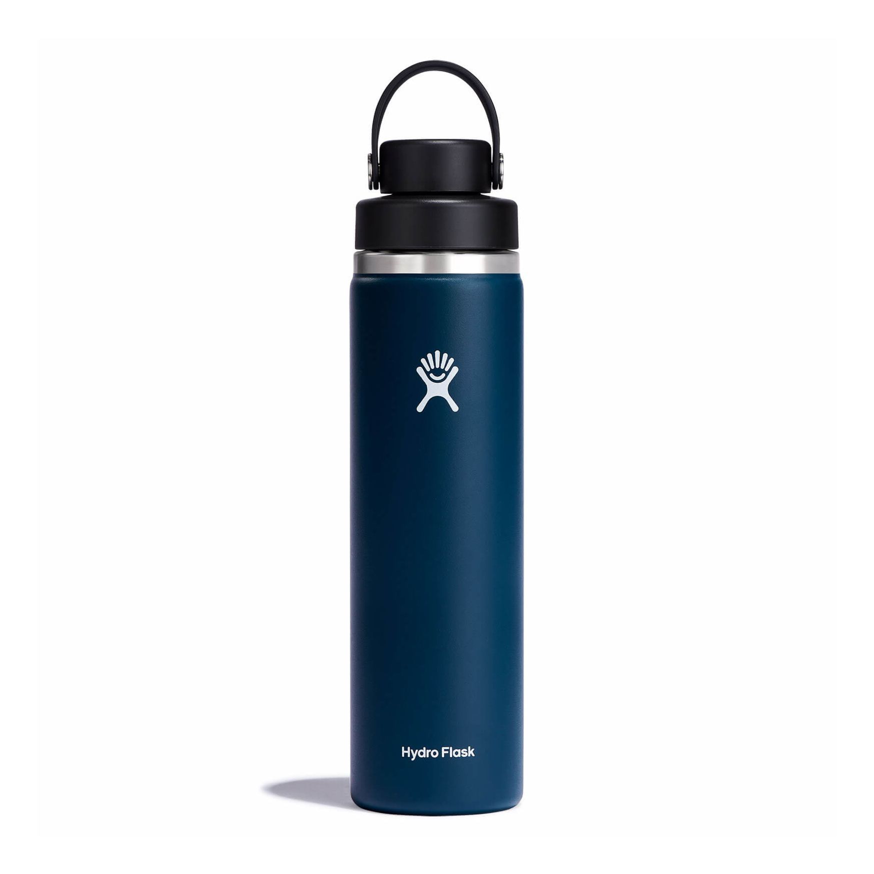 Hydro Flask 24 oz Wide Mouth with Flex Chug Cap Bottles Indigo | LJUZQY-865