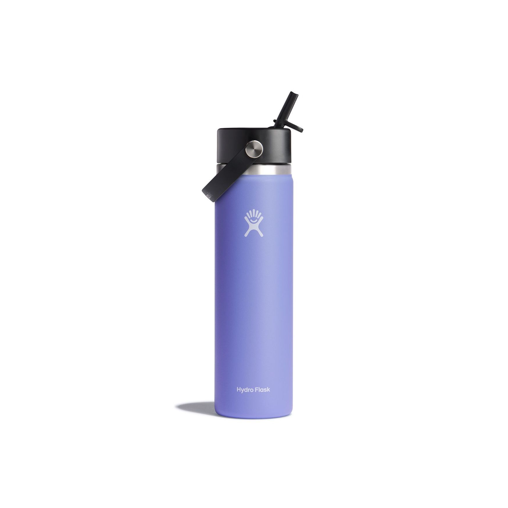 Hydro Flask 24 oz Wide Mouth with Flex Straw Cap Bottles Lupine | BVHJFW-084