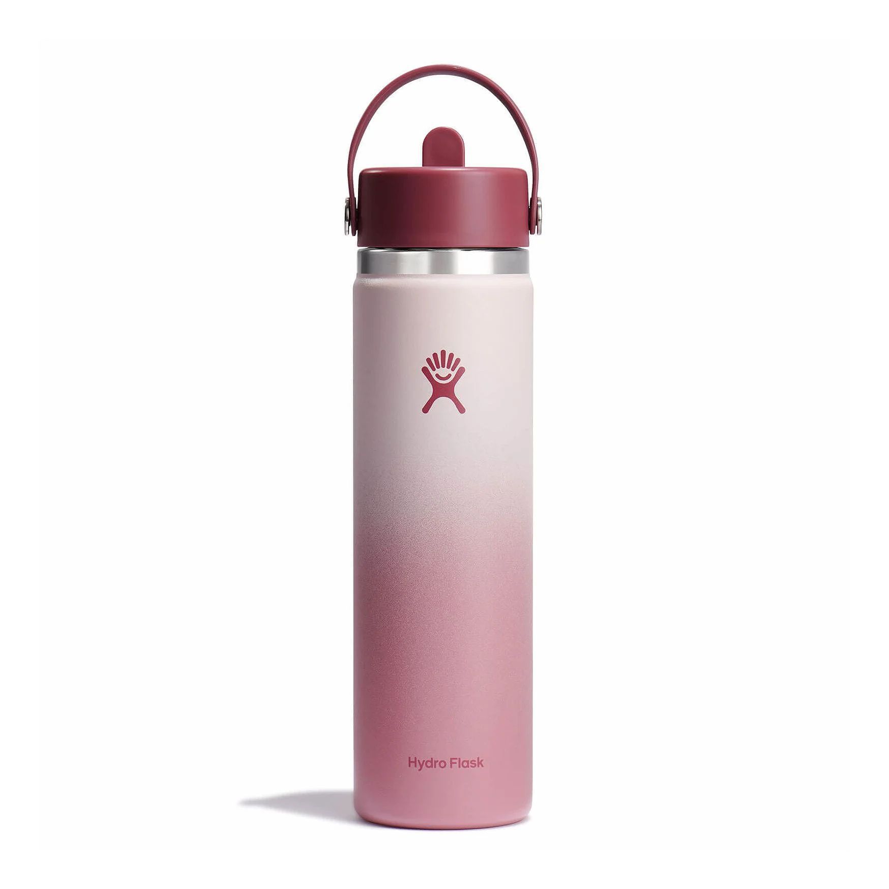 Hydro Flask 24 oz Wide Mouth with Flex Straw Cap Bottles Bayberry Ombre | LCDWJG-186
