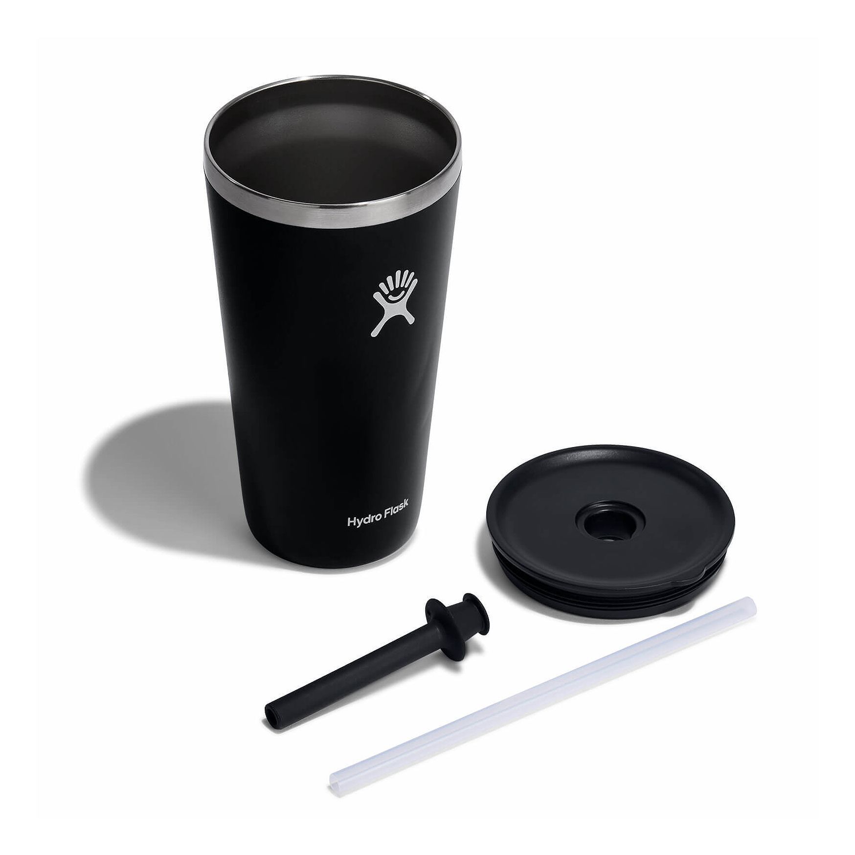 Hydro Flask 28 oz All Around Tumbler with Straw Lid Cups & Tumblers Svarta | CIMTGQ-396