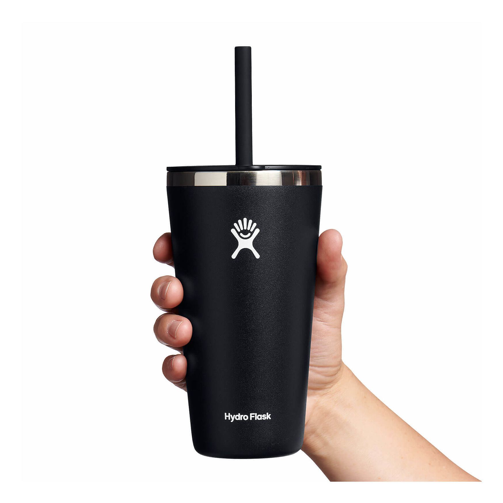 Hydro Flask 28 oz All Around Tumbler with Straw Lid Cups & Tumblers Svarta | CIMTGQ-396