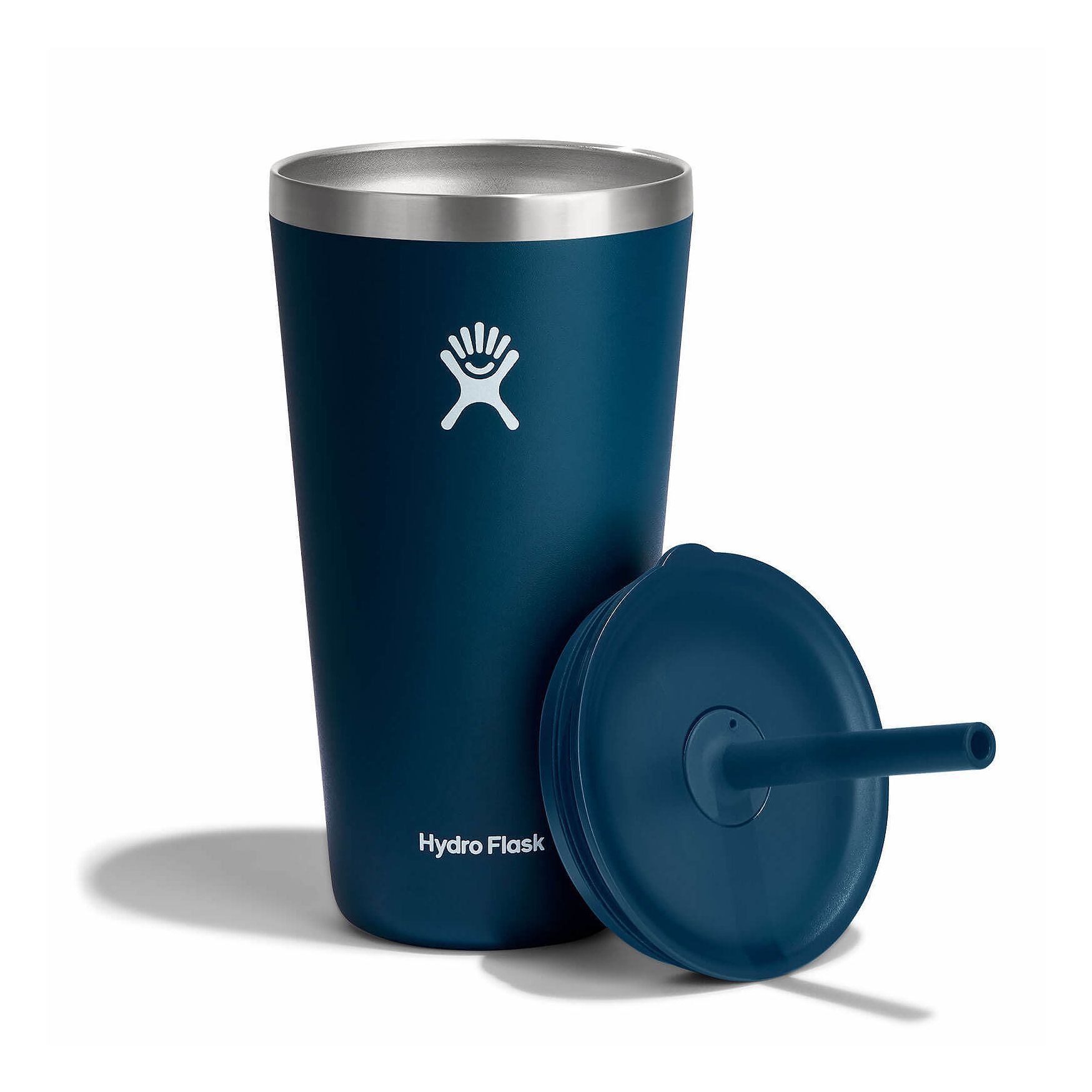 Hydro Flask 28 oz All Around Tumbler with Straw Lid Cups & Tumblers Indigo | PEZUCB-219