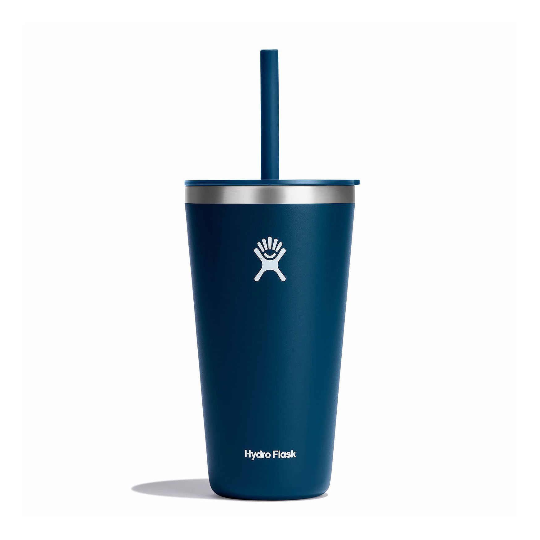 Hydro Flask 28 oz All Around Tumbler with Straw Lid Cups & Tumblers Indigo | PEZUCB-219