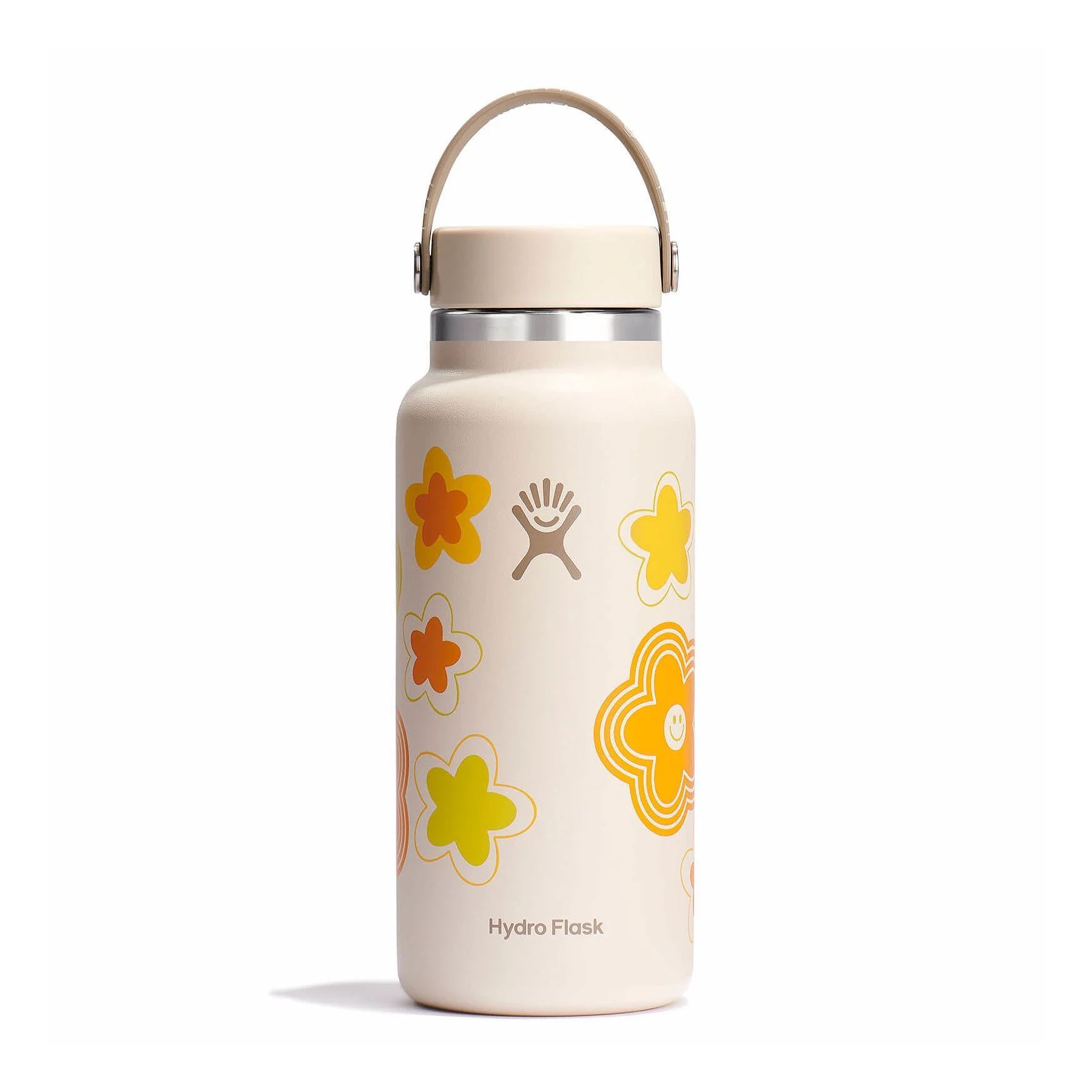 Hydro Flask 32 oz Wide Mouth Bottles Happy Days | PHFVNU-853