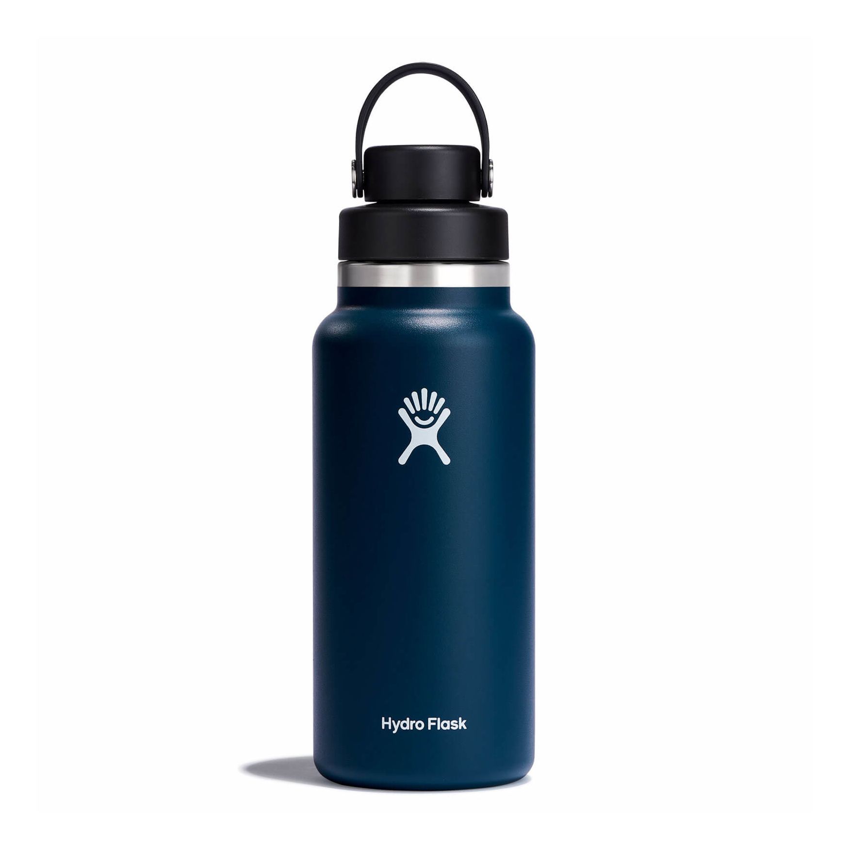 Hydro Flask 32 oz Wide Mouth with Flex Chug Cap Bottles Indigo | BXDONG-735