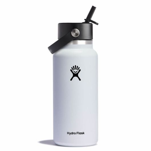 Hydro Flask 32 oz Wide Mouth with Flex Straw Cap Bottles Vita | ROYWGQ-745