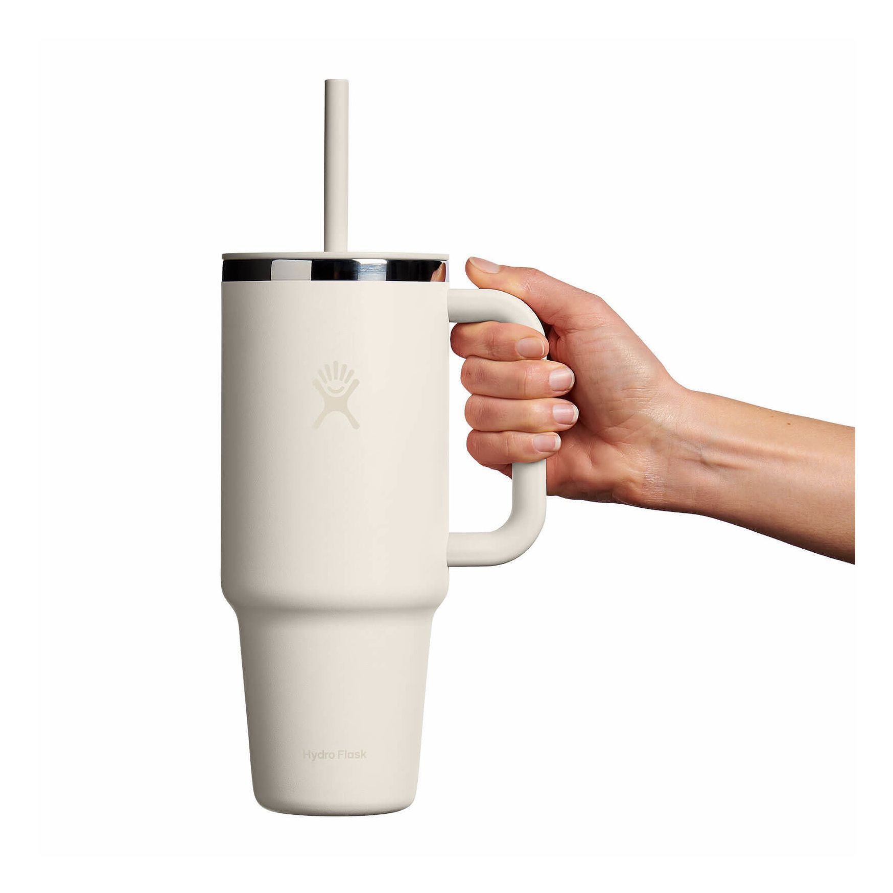 Hydro Flask 40 oz All Around Travel Tumbler Travel Tumbler Ivory | FYXZDI-490