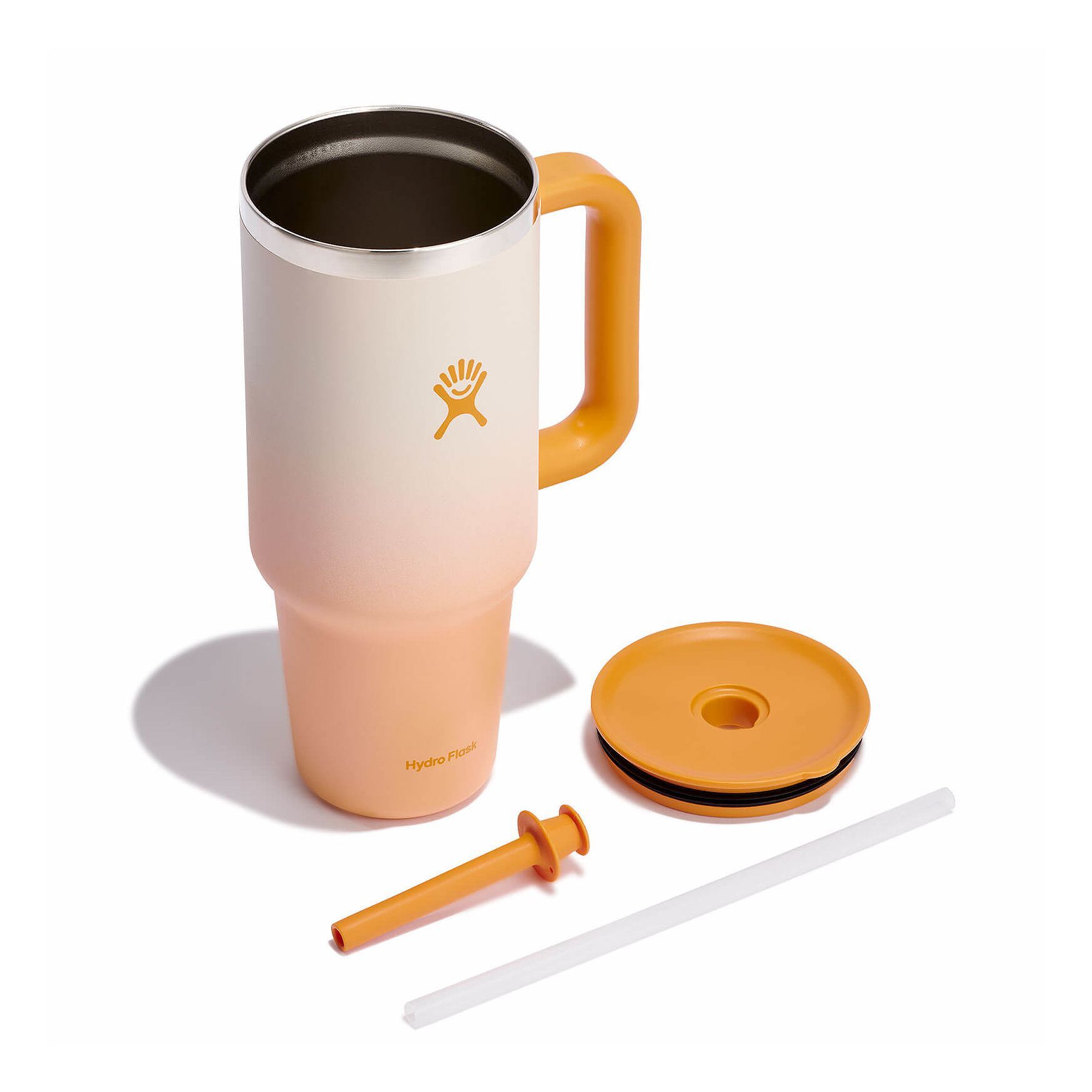 Hydro Flask 40 oz All Around Travel Tumbler Travel Tumbler Ginger Ombre | VLBSWQ-570