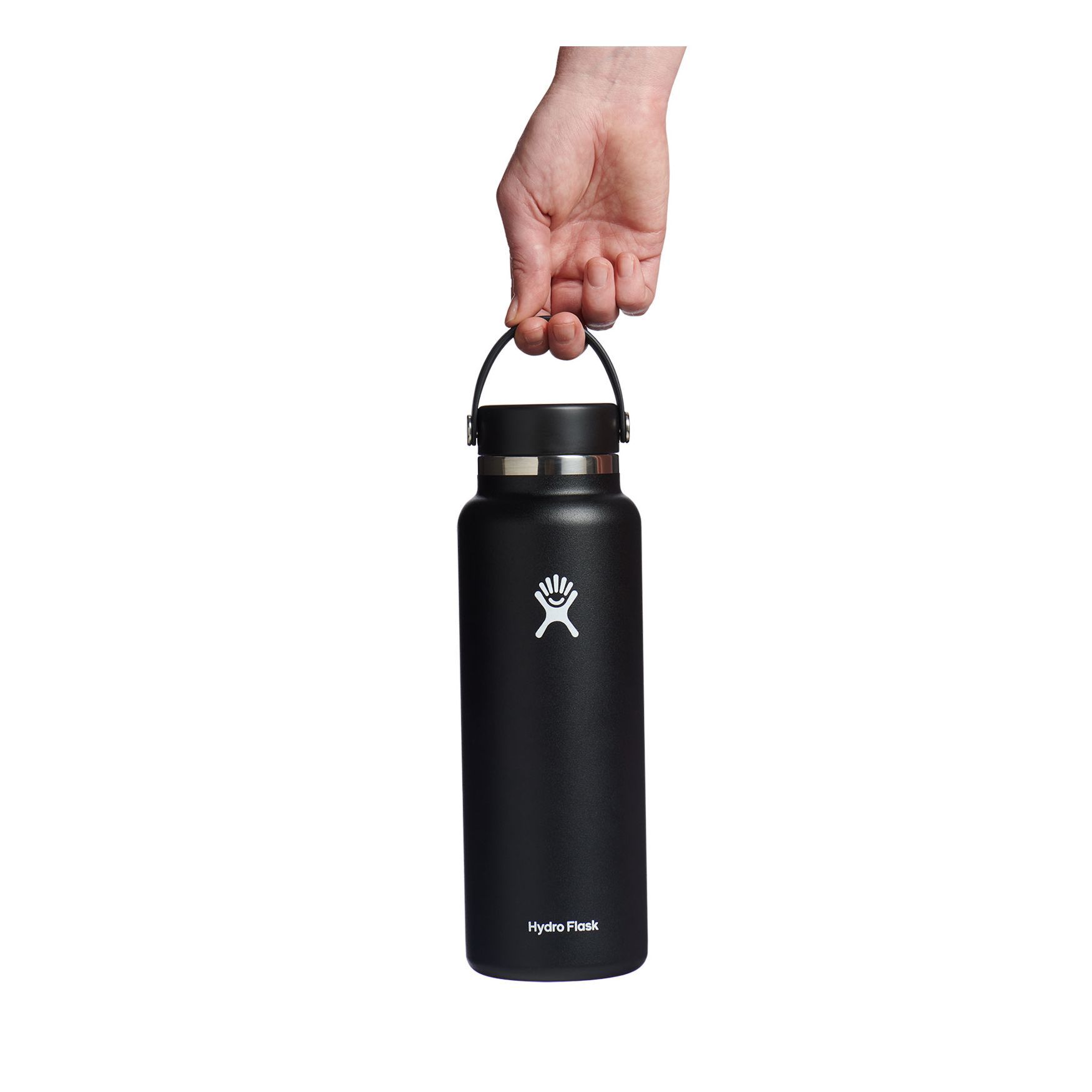 Hydro Flask 40 oz Wide Mouth Bottles Svarta | FLVICR-426