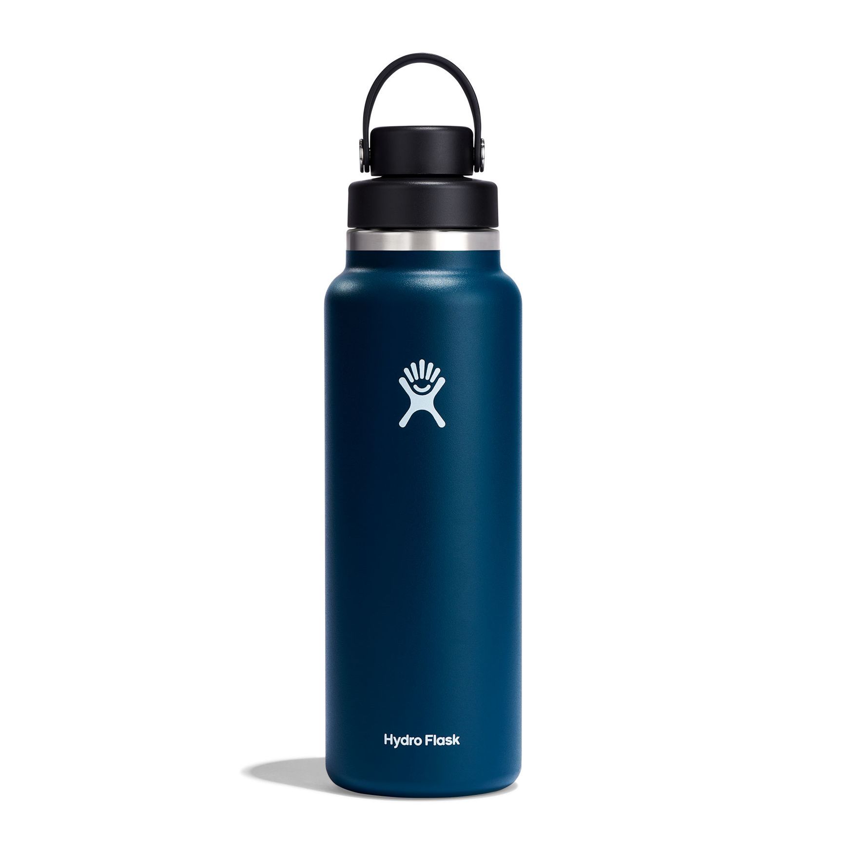 Hydro Flask 40 oz Wide Mouth with Flex Chug Cap Bottles Indigo | BGORAS-137