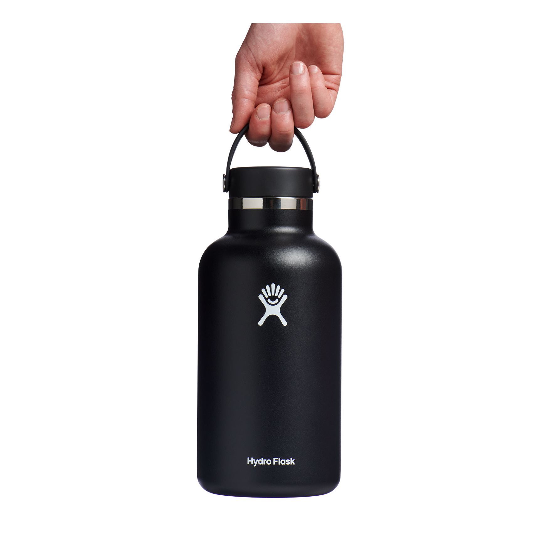 Hydro Flask 64 oz Wide Mouth Bottles Svarta | XKMRTH-749