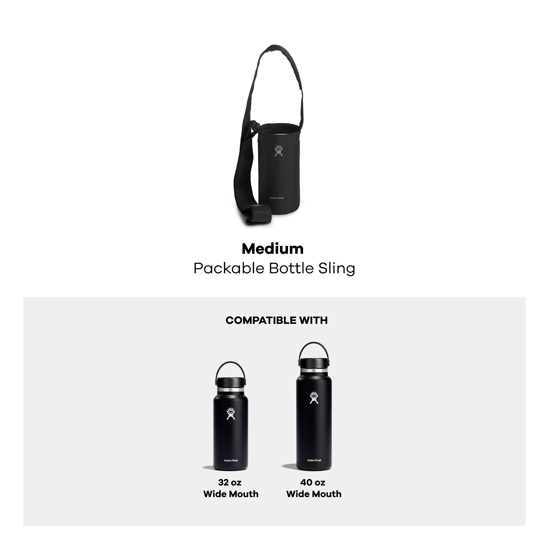 Hydro Flask Medium Packable Bottle Sling Tillbehör Cactus | JKARTM-392